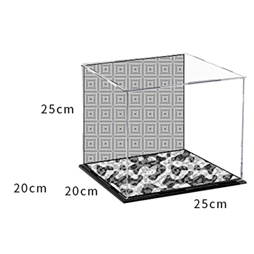 SEGNO Acryl Vitrine Schaukasten Display Box Showcase, Kompatibel mit Lego 75328 Mandalorianer Helm(Ohne Lego Modell) – Bild 5