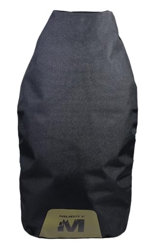 Image of Muddy Waterproof Dry Bag Set - Black 3-Pack (10L /20L /30L) Roll-Top Dry Bags with 300D Ripstop, PVC Coating, D-Ring Attachment & Scent-Free Waterproof Gear Storage