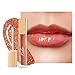 Oulac Lucidalabbra Crystal Shimmer- Idratante e Rimpolpante Formula Vegan Lipgloss Liquido Volumizzante Labbra Lip Makeup Ricco di Lipgloss Volumizzante Lucido Perlato Con Profumo di Rosa 4,5 ml (C02)