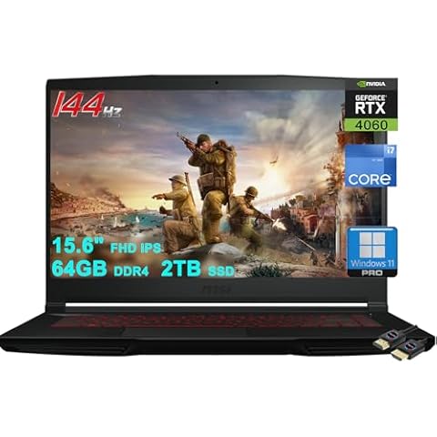 MSI Thin GF63 Gaming Laptop with RTX 4060 Cover