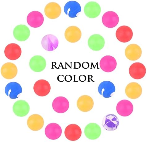 FEPITO 30 Pcs Bouncy Balls Colourful Rubber Balls Bouncy Ball Party Bag Fillers for Kids Prizes, Birthday Party Bag Fillers (22MM)