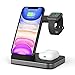 Produktbild Boaraino Wireless Charger für Apple Watch und AirPods, 3 in 1 Kabellose Ladestation, 7.5W Schnelles Kabelloses Ladegerät für iPhone 12/12 Pro/12 Pro Max/12 Mini/11/X/8, 10W Ladegerät für Samsung