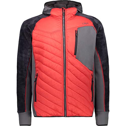 CMP Hybrid-Jacke aus Teddy-Fleece L Ferrari
