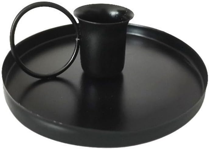 Black Vintage Metal Iron Candle Holder Teacup Home Interior Jewelry Ornament