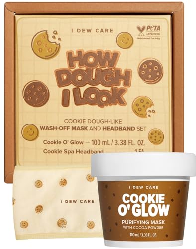 I Dew Care Set De Regalo De Mascarilla Facial Coreana Lavable - How Dough I Look | Mascarilla Facial Con Diadema | Hidratante Y Purificante Para Pieles Secas Con Manteca 03 Que Tal...