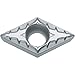 Kyocera DCMT 32505XP PR1725 Grade PVD Carbide, 55 Degree Diamond, Positive Rake Angle, Neutral Turning Insert for Light Interruption and Finishing in Steel and Stainless Steel (10 pcs)