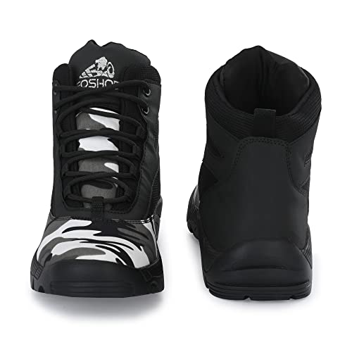 Image of Leo's Fitness Shoes Men's Jungle Hiking Outdoor Boots For Trekking Backpacking Mountaineering & Other Activities