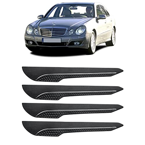 Image of AOSIS-Car Bumper Protector /Bumper Guard for MercedesBenz E280Cdi with Single Chrome Stripe (4-Pcs)