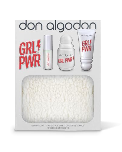 Set estuche Regalo Don Algodón Girl Power – Fragancia femenina y productos de belleza, edición limitada, ideal para cumpleaños y ocasiones especiales