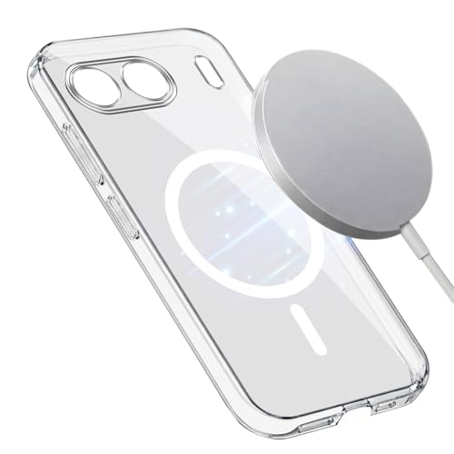 Image of Jkobi Lifetime Anti-Yellow MagSafe Compatible Clear Back Cover Case for Oneplus Nord 4 (Sleek Hard Crystal | Shockproof and Camera Protection)