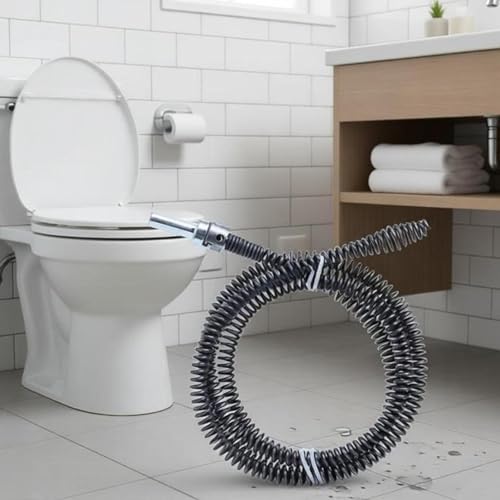 Câble de débouchage de 500cm avec connecteur pour d'évier