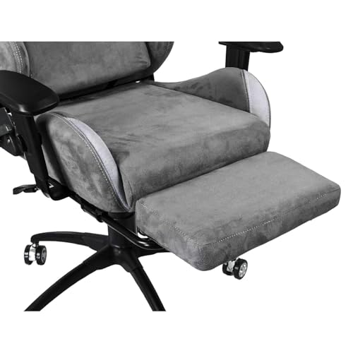 Image of Casa Copenhagen Designed in Denmark,High-Back Italian Leather Gaming Ergonomic Chair with Advanced Mechanism & Electric Back Massager, Memory Foam Seating & Multi Function Arm-Rest -Ash Grey