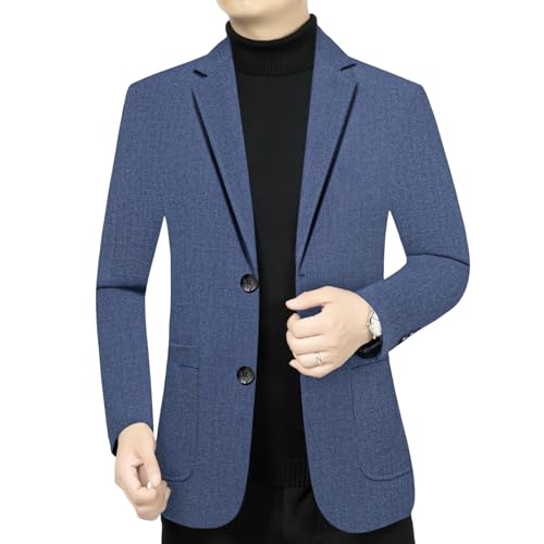 Blazer coton et lin homme coupe ajustée veste légère contre la chaleur