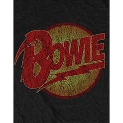 David Bowie T Shirt Diamond Dogs Vintage Distressed Logo Officiel Homme Nouveau - Les Beatles, Paul McCartney, John Lennon, RIngo Starr, George Harrison David Bowie T Shirt Diamond Dogs Vintage Distressed Logo Officiel Homme Nouveau – Image 3