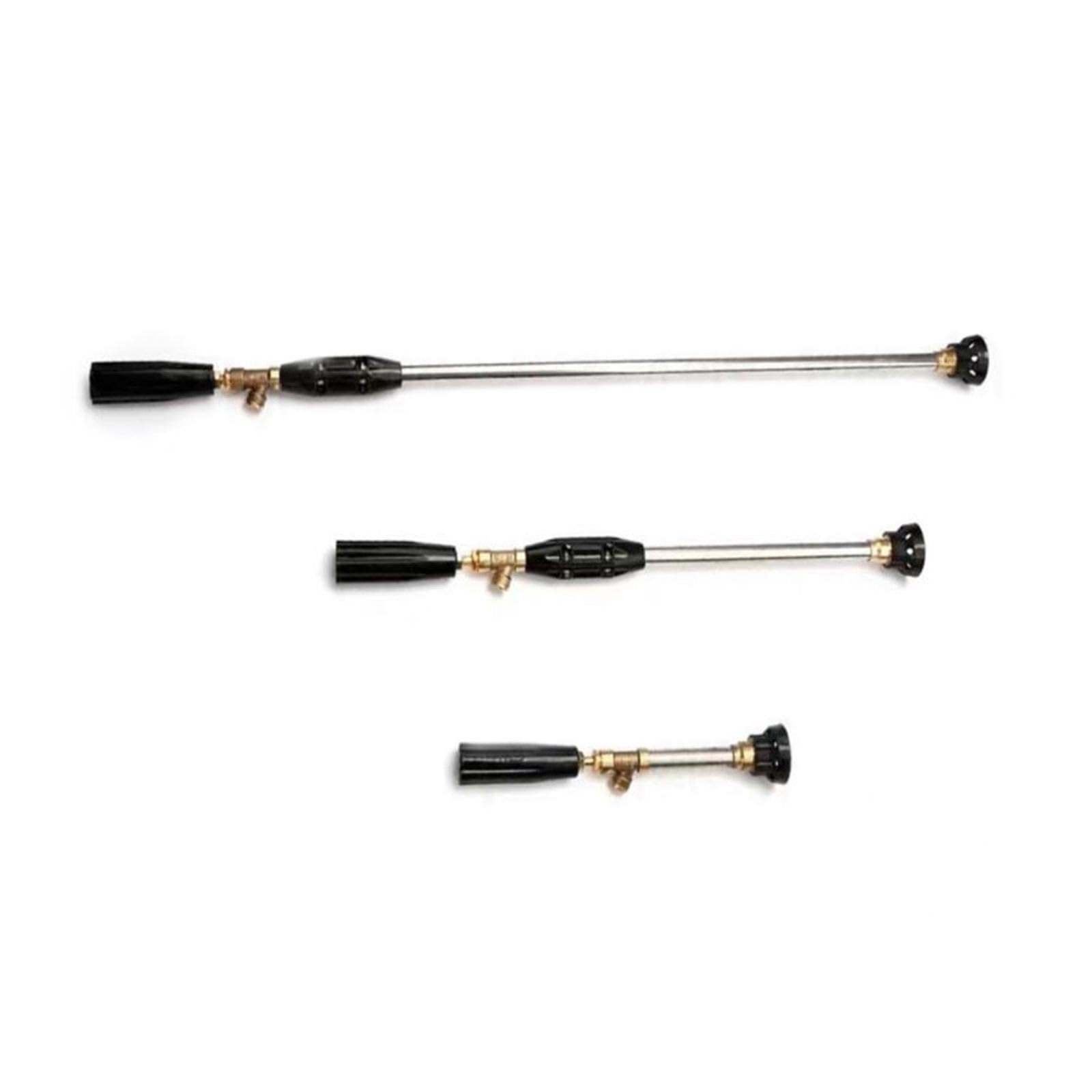 KESOTO Pulverizador de Agua de Alta Presión Rociador Regulable Portatil de Acero Inoxidable Herramienta Resistente para Riego de Jardines Accesorio para, Los 90CM