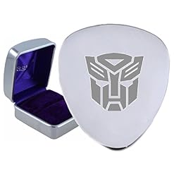 Autobots Transformer en acier médiator gravé – Texte en option sur Box - Les Beatles, Paul McCartney, John Lennon, RIngo Starr, George Harrison