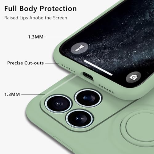 Coque silicone iPhone 17 Pro Max vert l'accessoire magnétique de vos trajets