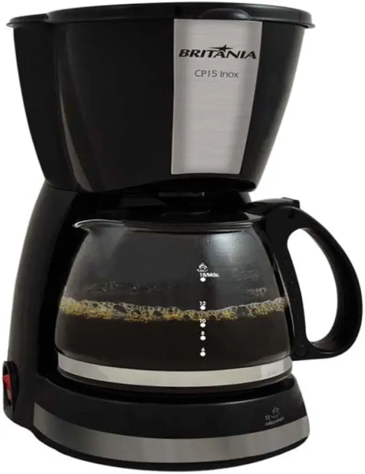 Cafeteira, CP15, 15 xicaras, Preto, 110V, Britânia