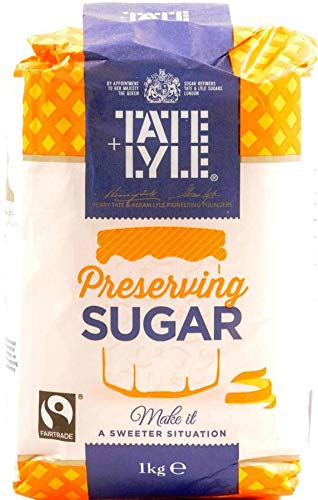 Tate & Lyle Preserving Sugar Large Crystals for Jams & Marmalade - 2 x 1Kg