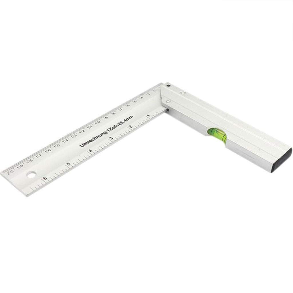 90° Carpenter Angle Finder Ruler Gauge Thickening Aluminum Woodworking Square 200mm 250mm 300mm