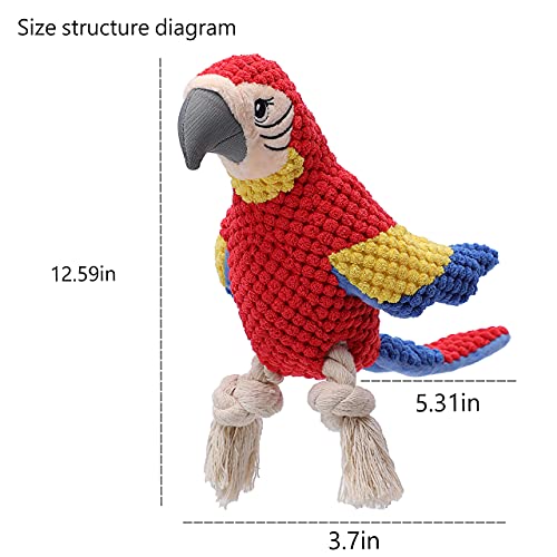 BARMI Dog Toys Stuffed Dog Chew Toys with Treat Dispensing Ball Squeaky Interactive Dog Toys for Small and Medium Dogs… - Image 6