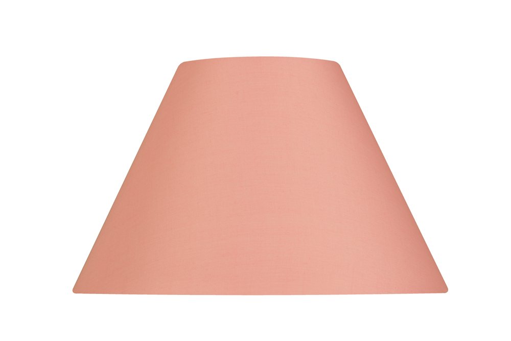 Oaks Lighting 10-inch Cotton Coolie Shade, Pale Pink S501/10 PP