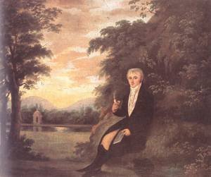 Peinture à l'huile de Janos Rombauer 1804, reproduction haut de gamme sur toile 30x40"