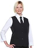 Wiener Nähte Karlowsky Damenweste Basic, Größe:L, Farbe:Black