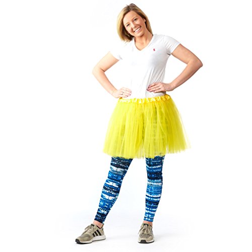 My Lello Adult Tutu Skirt, Classic Elastic 3 Layer Tulle Tutu For Women And Teens - Teal #TOP6