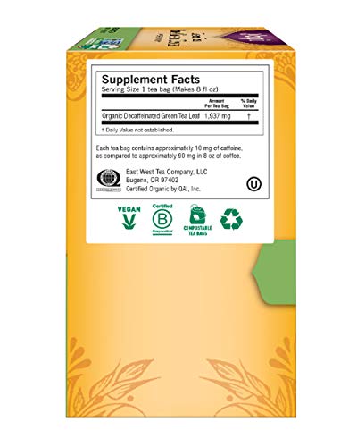 Yogi Tea, Green Tea Pure Green Decaf, 1.09 Ounce #TOP4