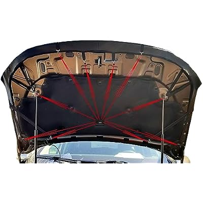 AB3-00040 HOOD BRA Compatible with Nissan Terano Renault Dacia Duster since 2018 Bonnet Bra Front End Nose Mask STONEGUARD PROTECTOR TUNING