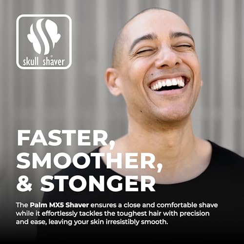 Image of Skull Shaver Palm Pro MX5 Shaver for Men: Best For Bald Head & Face, Waterproof, Cordless, Gift Item, Travel-Friendly - 2025 Model