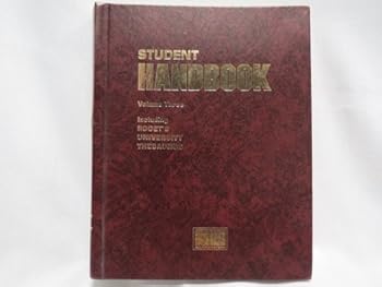 Hardcover Student Handbook with Roget's University Thesaurus (Volume 3) Book