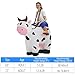 tasanor Blow Up Cow Costumes for Adults,Inflatable Costume Adult,Inflatable Cow Costume,Halloween Costumes for Men/Women (63INCH)