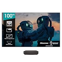 Hisense 100L5F-B12 (100 Zoll) Laser Projektor, 4K Laser TV, UHD, HDR, Laser Technologie, VIDAA U Smart-TV, Triple Tuner DVB-C/S/S2/T/T2, Dolby Atmos, Alexa Built-in, Lieferung inkl. Hard Panel