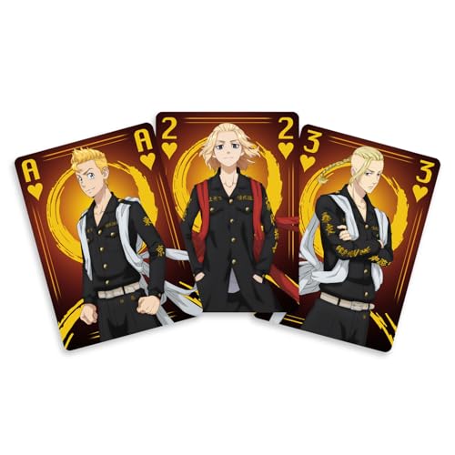 SAKAMI - Tokyo Revengers - 52 Spielkarten - Poker, Kartenspiel, Deck, Playing Cards