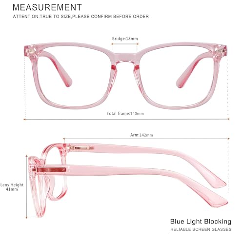 Image of Vintage Square Progressive Multifocal Presbyopic Glasses, Anti-Blue Light Glasses for Men Women Readers (+0.00 /+1.25 Magnification)
