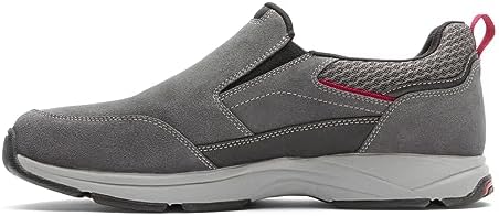 Rockport Men's Chranson Slip On Sneaker, Steel Grey Suede, 10 | Image 4