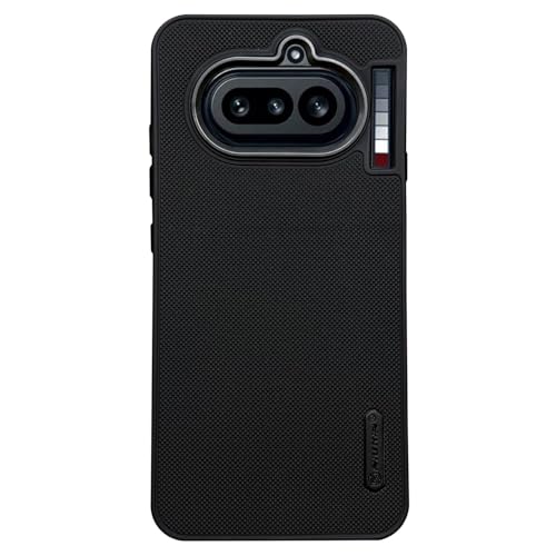 Image of Back Cover for Nothing Phone 4a 5G, Super Frosted Raised Camera Protect | Textured Grip Design | Ultra-Soft Dotted Slim-Fit Design | Microfiber Cloth Inside | (Black)