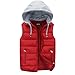 Produktbild YOUTHUP Herren Steppweste mit Kapuze Leicht Winterweste Outdoor Dicke Freizeit Gilet Ärmellos Jacke Sport Kaputze