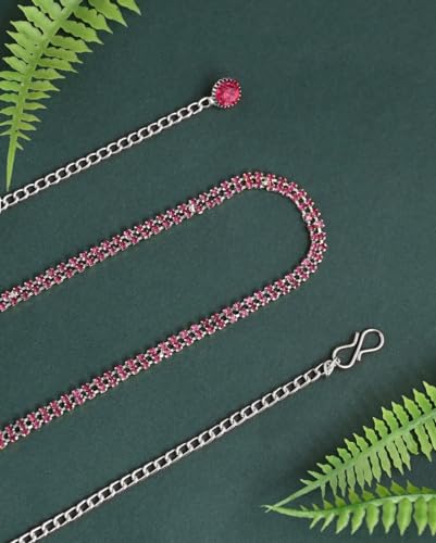Image of Vama Fashions kamarbandh western hip waist Belly chain ottiyanam aranjanam for lehanga kamarpatta for women