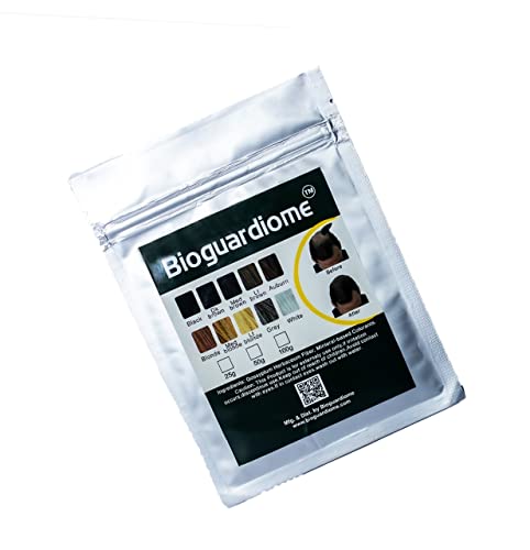 Bioguardiome-Hair-Building-Fiber-Refill-Bag-Black-Powder-Based-fibers-Natural-Hair-Thickening-Fiber-for-Thin-Hair-Men-Women-Cover-bald-spot-Black-Size-25-gm-Pack-of-1
