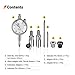EWK 7 Pcs Bosch Injection Pump Timing Tool Kit VE Pump Dial Indicator VAS 6079 for VW Audi Volvo Dodge Cummins