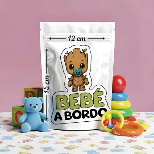 Miniatura 2 de Pegatina Bebe A Bordo Coche, Pegatinas Coche, Bebé Superhéroe, Pegatinas De Bebe A Bordo, Pegatina Resistente A Uv E Impermeable