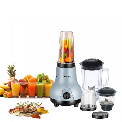ACTIVA Easy Mix Nutri 4 Jar Mixer Grinder for Smoothies, Chutney ...