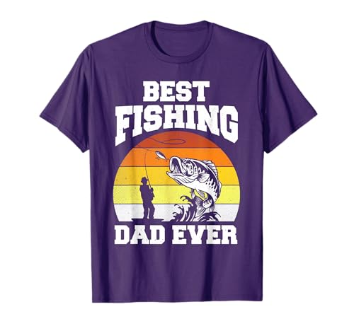 Fishing Dad Ever Fisherman Reel T-Shirt