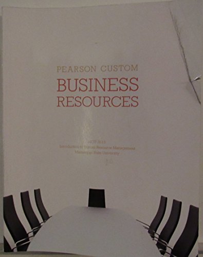 Business Resources: MGT 3513 Introduction to Human Resource Management MSU
