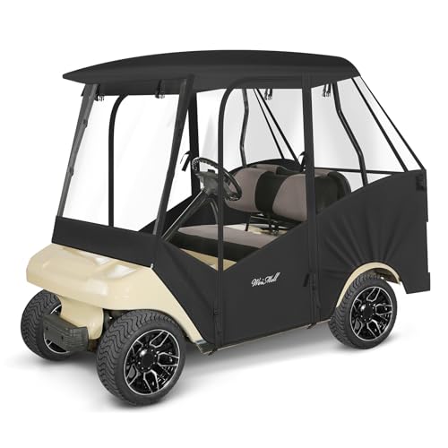 WEIMELL Golf Cart Enclosure 4 Passenger for Club Car DS 4-Seater 2+2 58