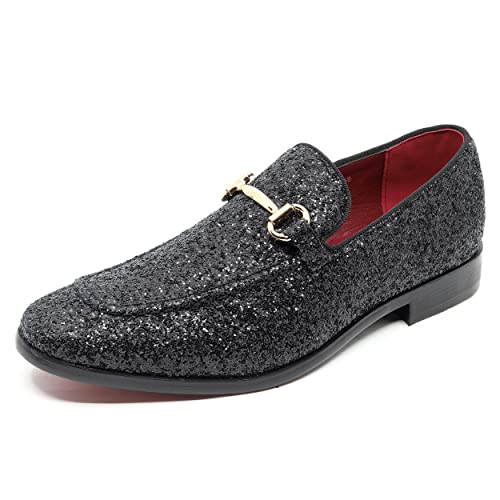 Image of Men's Velvet Designer Classic Dress Tuxedo Smoking Slipper Loafers Slip On Shoes SM-56