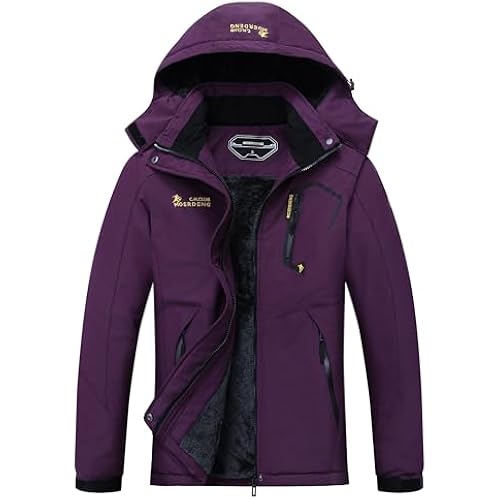 MOERDENG Women's Ski Jacket Warm Winter Coat Snowboarding Jacket